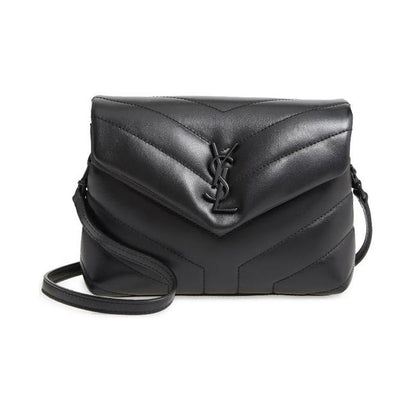 Saint Laurent Monogram Loulou Crossbody Toy Black Leather Shoulder Bag - image 1