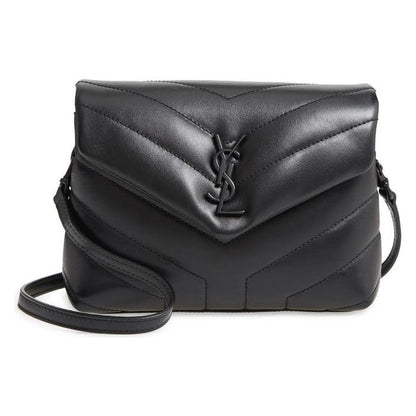 Saint Laurent Monogram Loulou Crossbody Toy Black Leather Shoulder Bag - image 1