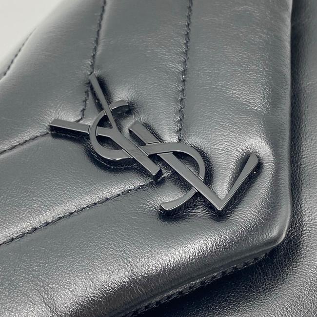 Saint Laurent Monogram Loulou Crossbody Toy Black Leather Shoulder Bag - image 11
