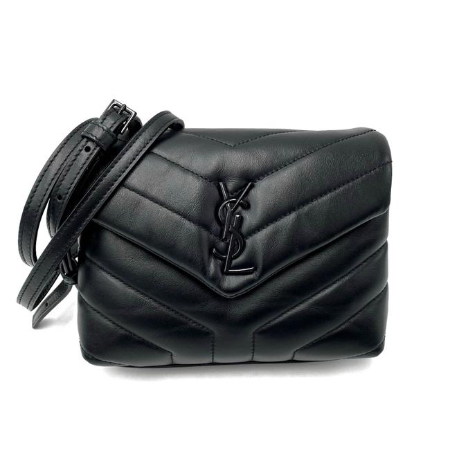 Saint Laurent Monogram Loulou Crossbody Toy Black Leather Shoulder Bag - image 3