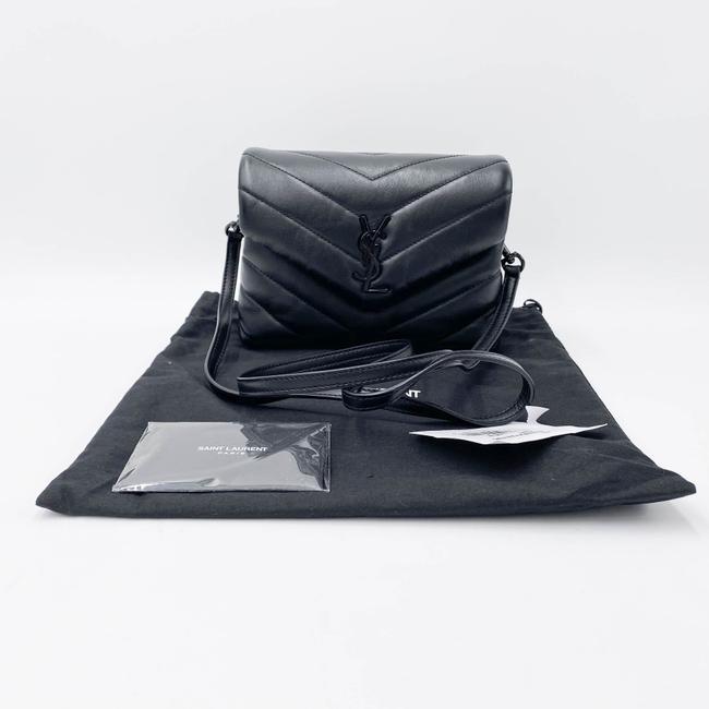 Saint Laurent Monogram Loulou Crossbody Toy Black Leather Shoulder Bag - image 4
