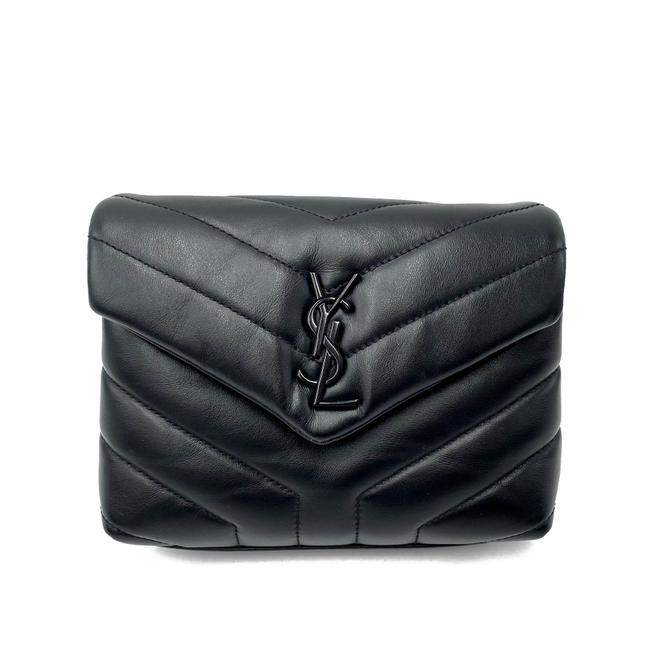 Saint Laurent Monogram Loulou Crossbody Toy Black Leather Shoulder Bag - image 5