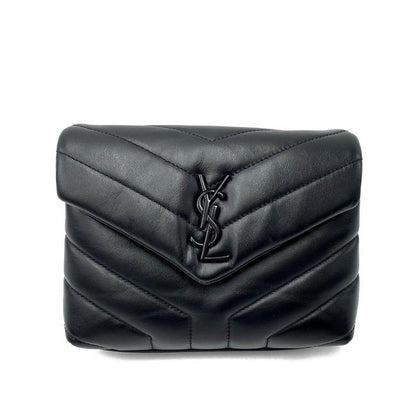 Saint Laurent Monogram Loulou Crossbody Toy Black Leather Shoulder Bag - image 5