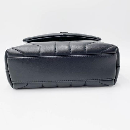Saint Laurent Monogram Loulou Crossbody Toy Black Leather Shoulder Bag - image 6