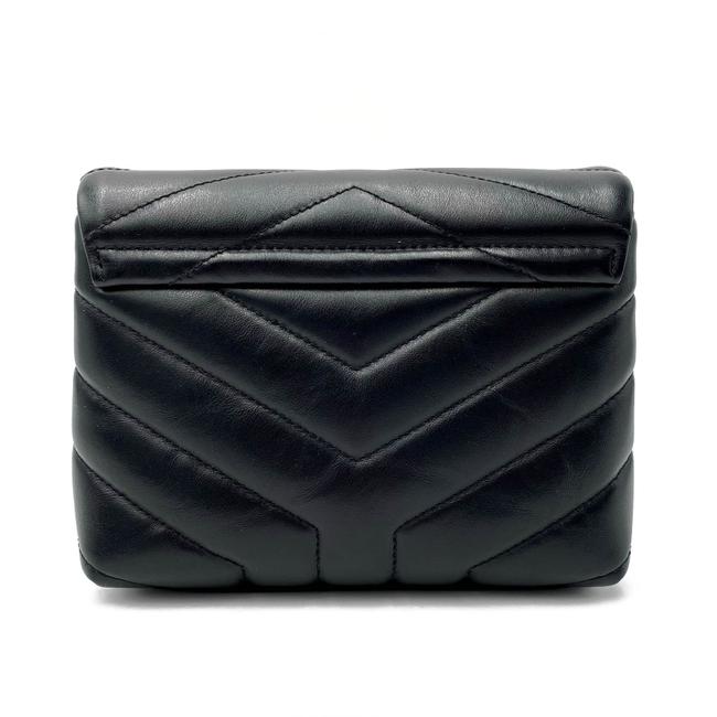 Saint Laurent Monogram Loulou Crossbody Toy Black Leather Shoulder Bag - image 6