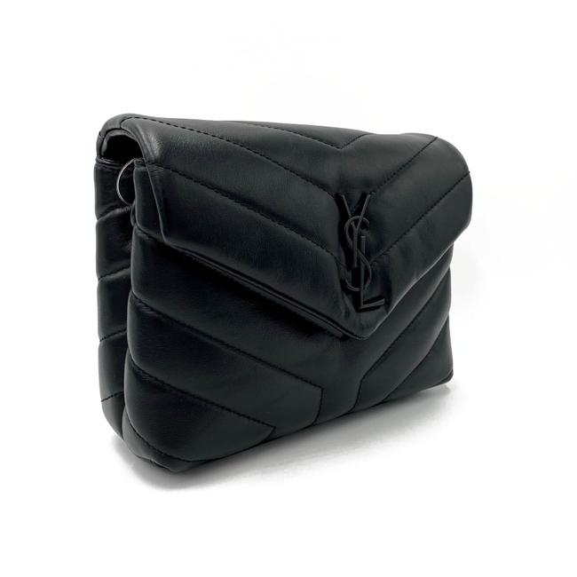 Saint Laurent Monogram Loulou Crossbody Toy Black Leather Shoulder Bag - image 7