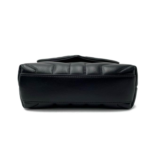 Saint Laurent Monogram Loulou Crossbody Toy Black Leather Shoulder Bag - image 8