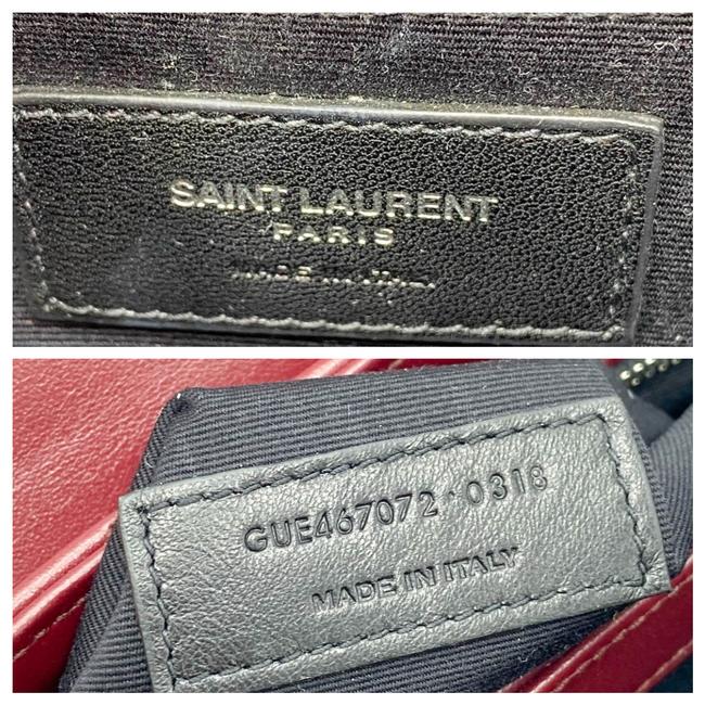 Saint Laurent Monogram Loulou Crossbody Toy Monogram Burgundy Bordeaux Red Leather Shoulder Bag - image 11