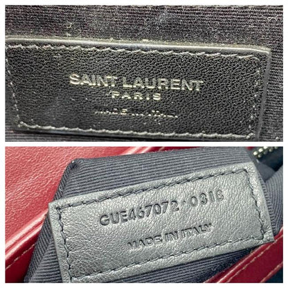 Saint Laurent Monogram Loulou Crossbody Toy Monogram Burgundy Bordeaux Red Leather Shoulder Bag - image 11
