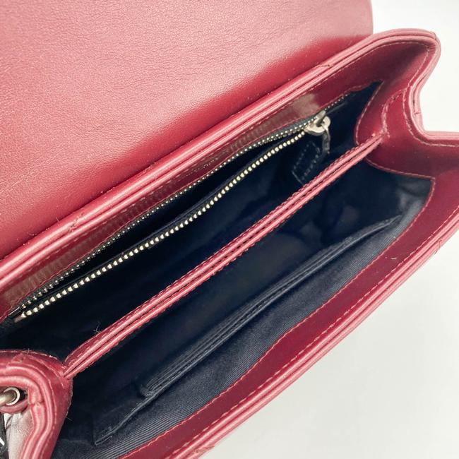 Saint Laurent Monogram Loulou Crossbody Toy Monogram Burgundy Bordeaux Red Leather Shoulder Bag - image 9