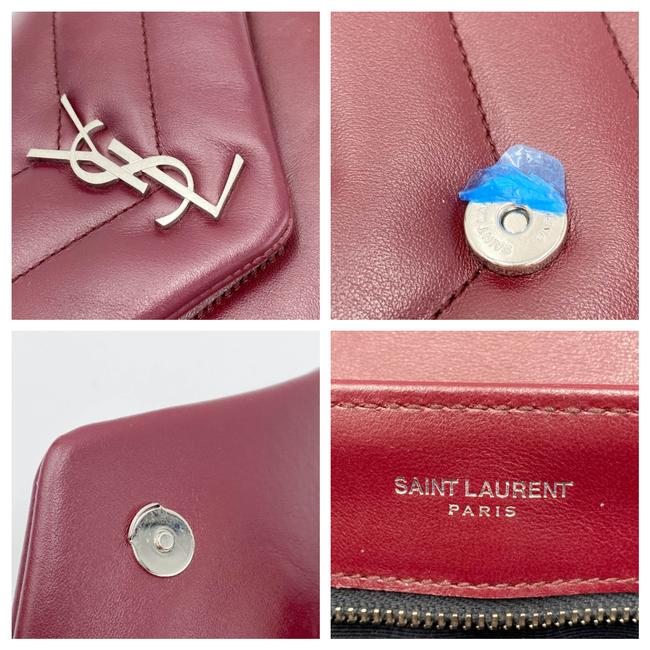 Saint Laurent Monogram Loulou Crossbody Toy Monogram Burgundy Bordeaux Red Leather Shoulder Bag - image 10