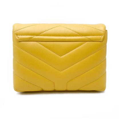 Saint Laurent Monogram Loulou Crossbody Toy Monogram Yellow Leather Shoulder Bag - photo 7