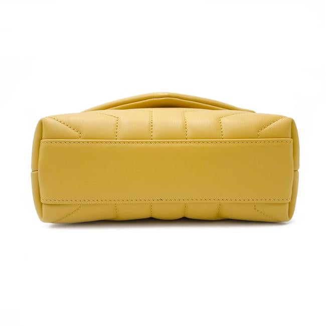 Saint Laurent Monogram Loulou Crossbody Toy Monogram Yellow Leather Shoulder Bag - photo 8