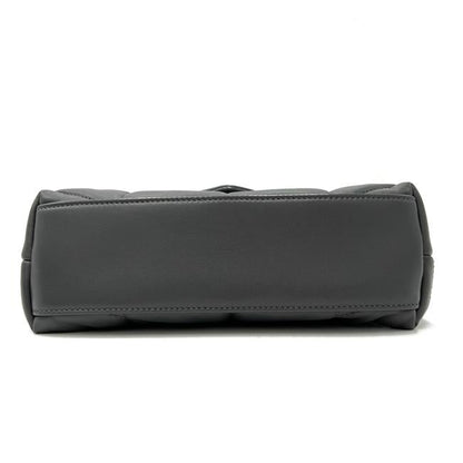 Saint Laurent Monogram Loulou Lou Mini Puffer Grey Leather Shoulder Bag - image 7