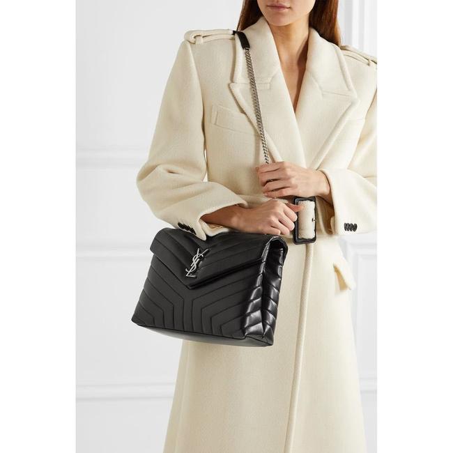 Saint Laurent Monogram Loulou Medium Quilted Leather Black Shoulder Bag - photo 2