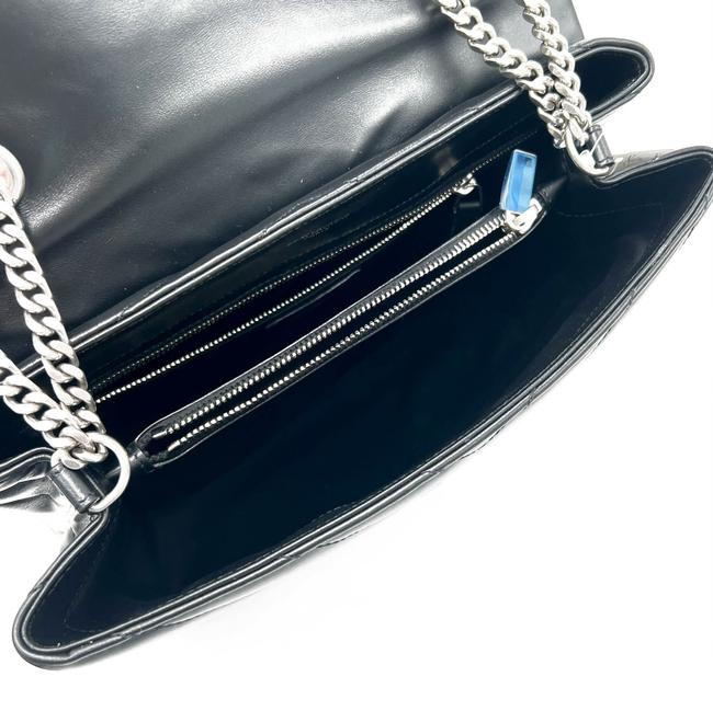 Saint Laurent Monogram Loulou Medium Quilted Leather Black Shoulder Bag - photo 11