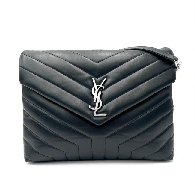 Saint Laurent Monogram Loulou Medium Quilted Leather Black Shoulder Bag - photo 5