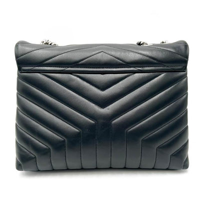 Saint Laurent Monogram Loulou Medium Quilted Leather Black Shoulder Bag - photo 7