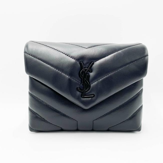 Saint Laurent Monogram Loulou Monogram Toy Noir Black Leather Shoulder Bag - photo 4