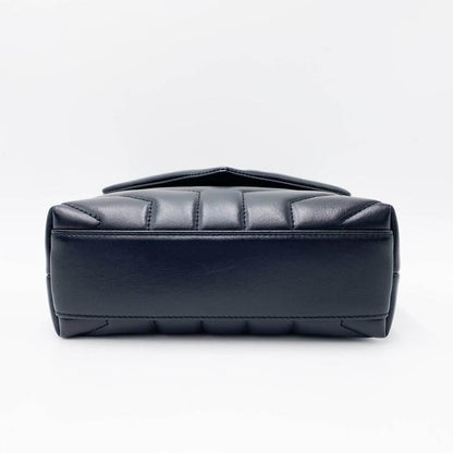 Saint Laurent Monogram Loulou Monogram Toy Noir Black Leather Shoulder Bag - photo 6