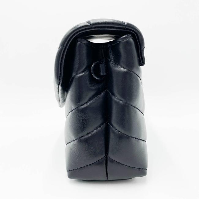 Saint Laurent Monogram Loulou Monogram Toy Noir Black Leather Shoulder Bag - photo 7