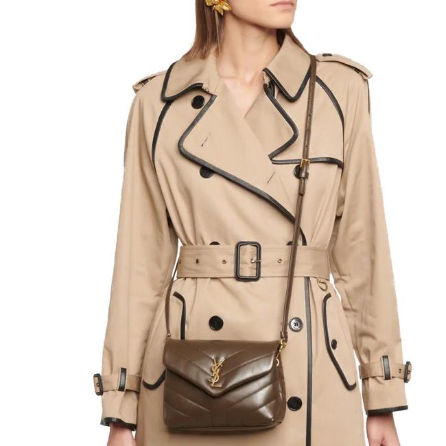 Saint Laurent Monogram Loulou Monogram Toy Soil Brown Leather Cross Body Bag - photo 2