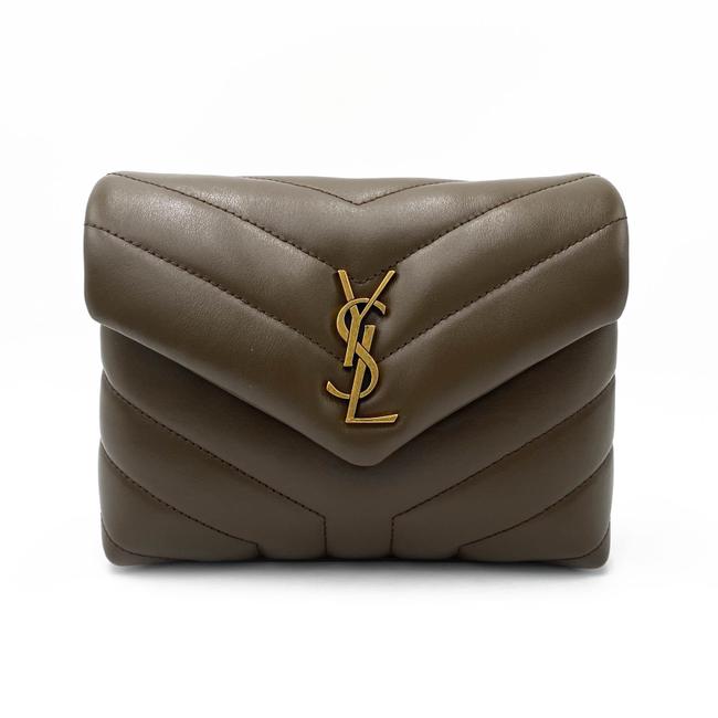 Saint Laurent Monogram Loulou Monogram Toy Soil Brown Leather Cross Body Bag - photo 4