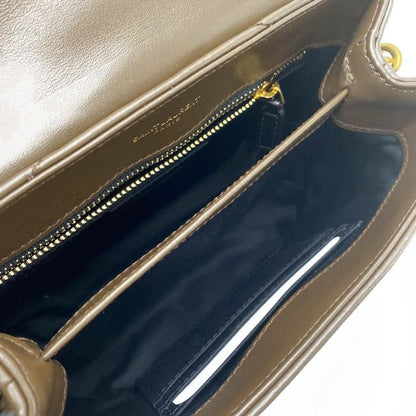 Saint Laurent Monogram Loulou Monogram Toy Soil Brown Leather Cross Body Bag - photo 9