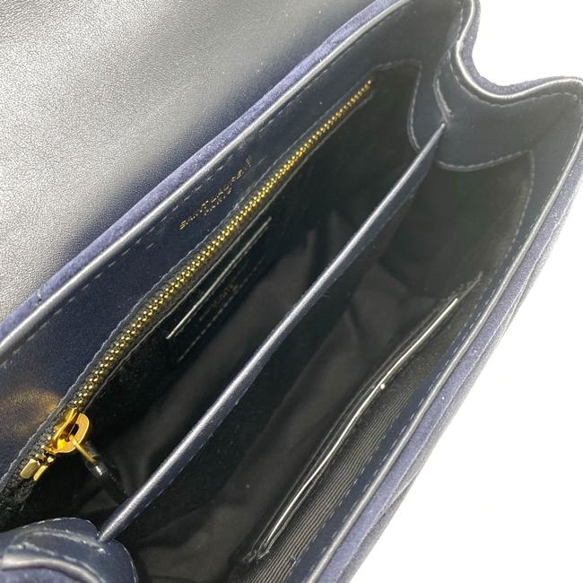 Saint Laurent Monogram Loulou Navy 2021 Blue Suede Leather Cross Body Bag - photo 11