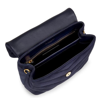 Saint Laurent Monogram Loulou Navy 2021 Blue Suede Leather Cross Body Bag - photo 3