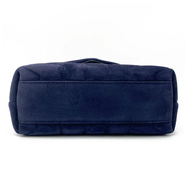 Saint Laurent Monogram Loulou Navy 2021 Blue Suede Leather Cross Body Bag - photo 7