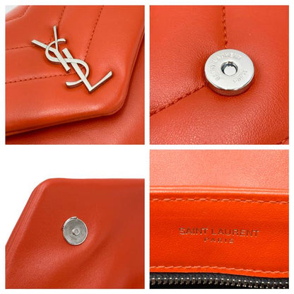 Saint Laurent Monogram Loulou Orange Leather Cross Body Bag - photo 11