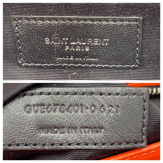 Saint Laurent Monogram Loulou Orange Leather Cross Body Bag - photo 12