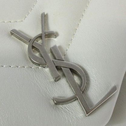 Saint Laurent Monogram Loulou Quilted Monogram Small Chain White Calfskin Leather Shoulder Bag - image 8