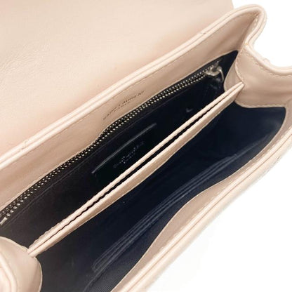 Saint Laurent Monogram Loulou Quilted Monogram Tender Pink Calfskin Leather Cross Body Bag - photo 8