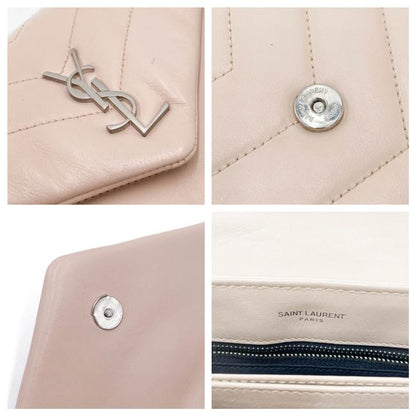 Saint Laurent Monogram Loulou Quilted Monogram Tender Pink Calfskin Leather Cross Body Bag - photo 9
