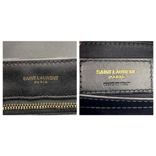 Saint Laurent Monogram Loulou Quilted Monogram Toy Black Patent Leather Cross Body Bag - image 11