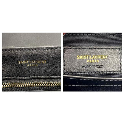 Saint Laurent Monogram Loulou Quilted Monogram Toy Black Patent Leather Cross Body Bag - image 11