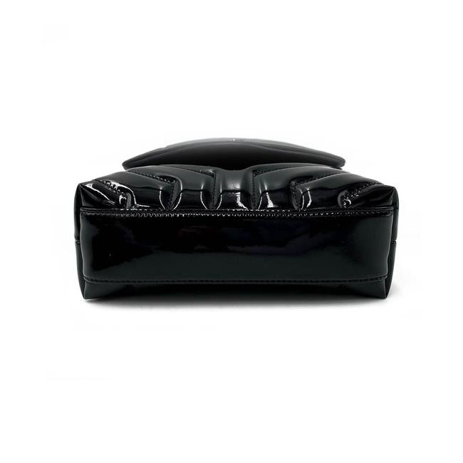 Saint Laurent Monogram Loulou Quilted Monogram Toy Black Patent Leather Cross Body Bag - image 6