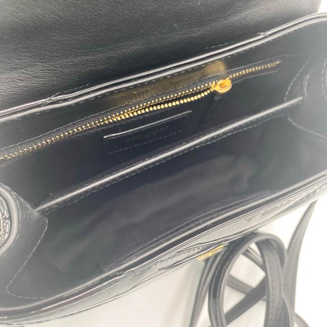 Saint Laurent Monogram Loulou Quilted Monogram Toy Black Patent Leather Cross Body Bag - photo 8