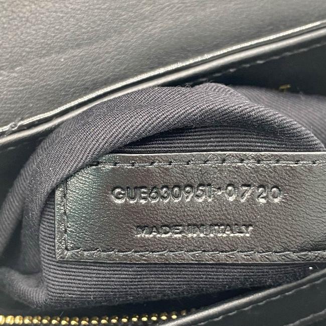 Saint Laurent Monogram Loulou Quilted Monogram Toy Black Patent Leather Cross Body Bag - photo 10