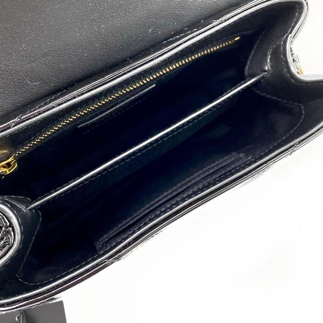Saint Laurent Monogram Loulou Quilted Monogram Toy Black Patent Leather Cross Body Bag - image 10