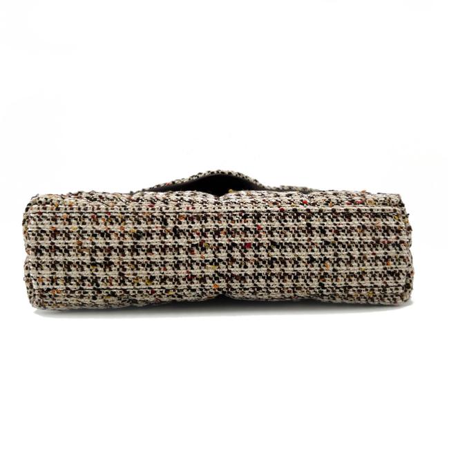 Saint Laurent Monogram Loulou Sintra Small Beige Tweed Clutch - photo 8