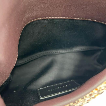 Saint Laurent Monogram Loulou Sintra Small Beige Tweed Clutch - photo 10