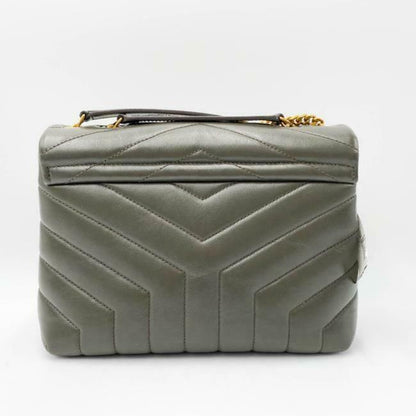 Saint Laurent Monogram Loulou Small Faggio Brown Leather Shoulder Bag - image 5