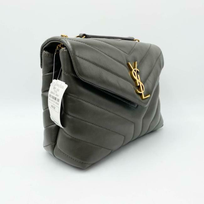 Saint Laurent Monogram Loulou Small Faggio Brown Leather Shoulder Bag - image 7