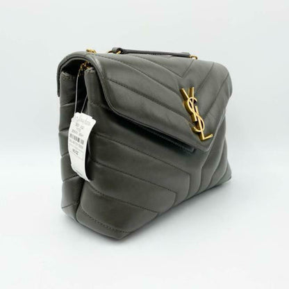 Saint Laurent Monogram Loulou Small Faggio Brown Leather Shoulder Bag - image 7