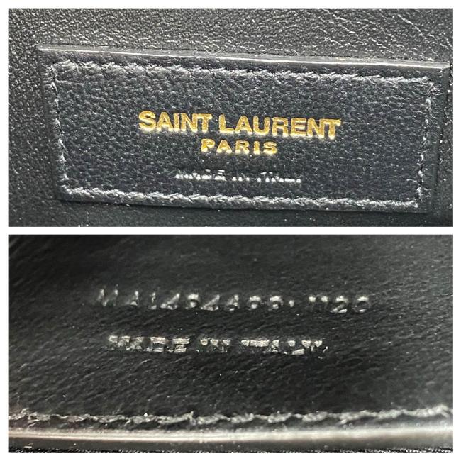 Saint Laurent Monogram Loulou Small Gold Ghw Black Leather Shoulder Bag - image 11