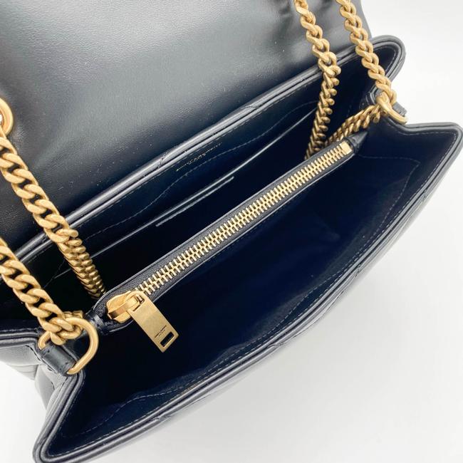 Saint Laurent Monogram Loulou Small Gold Ghw Black Leather Shoulder Bag - image 10