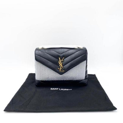 Saint Laurent Monogram Loulou Small Monogram 2020 Black Leather Shoulder Bag - photo 2
